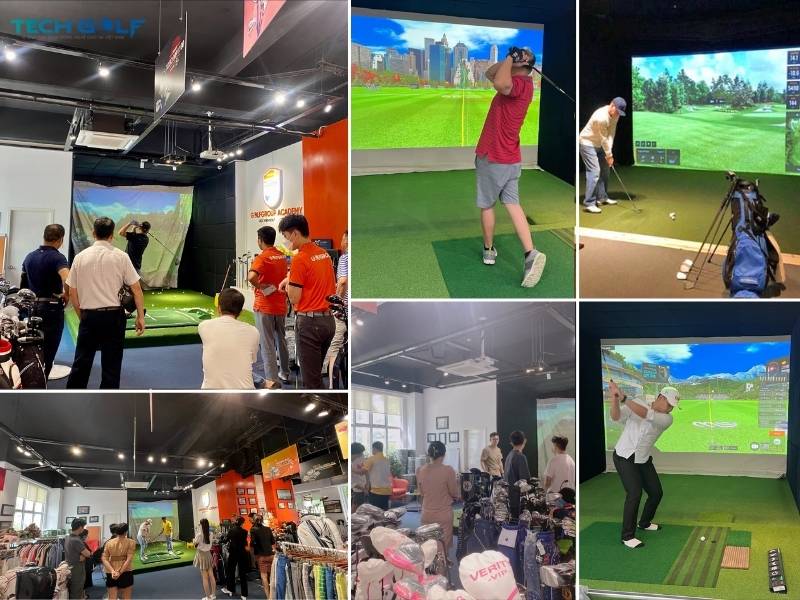 Phòng golf 3D tại Techgolf