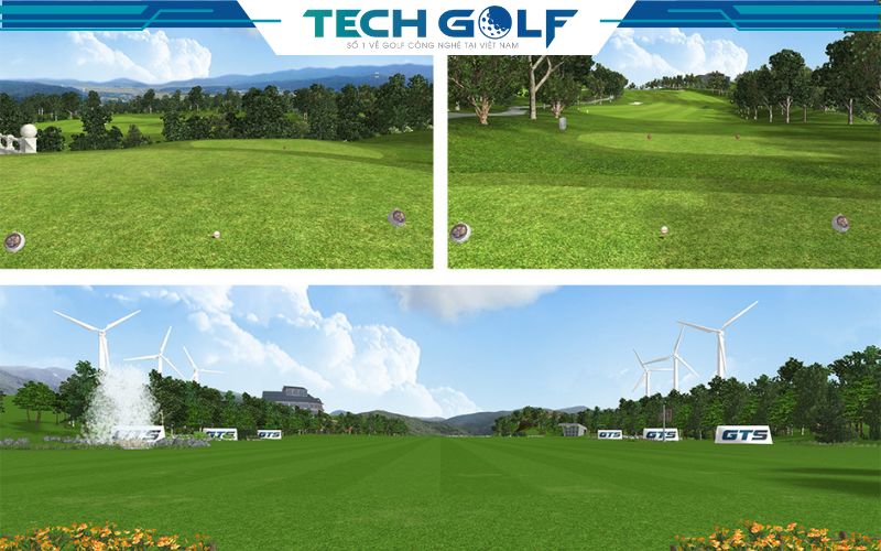 Phần mềm GTS 5.0 có đủ các tính năng từ luyện tập tới chơi golf 18 hố