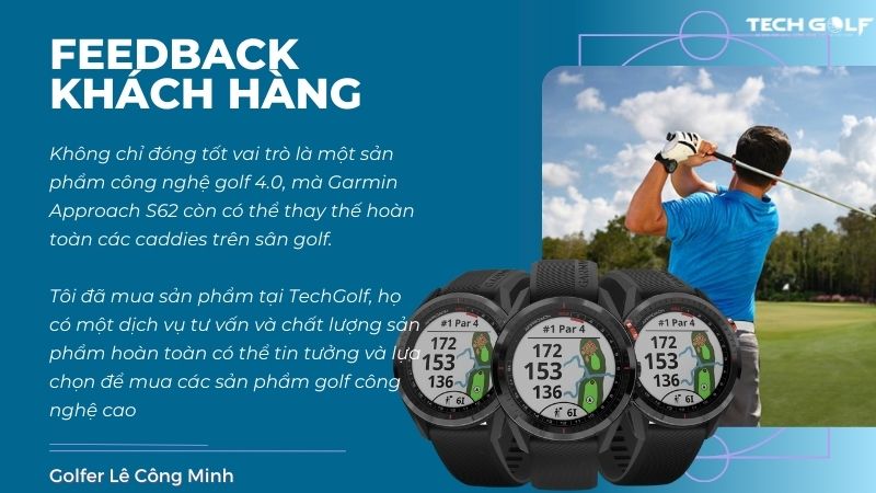Mẫu đồng hồ golf này nhận được nhiều đánh giá tích cực của golfer