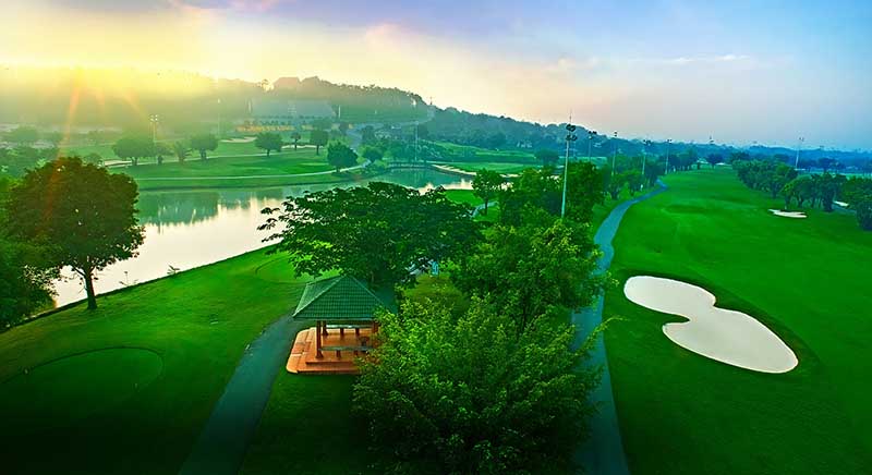 Sân golf Long Thành có thiết kế sân độc đáo, sử dụng loại cỏ cao cấp