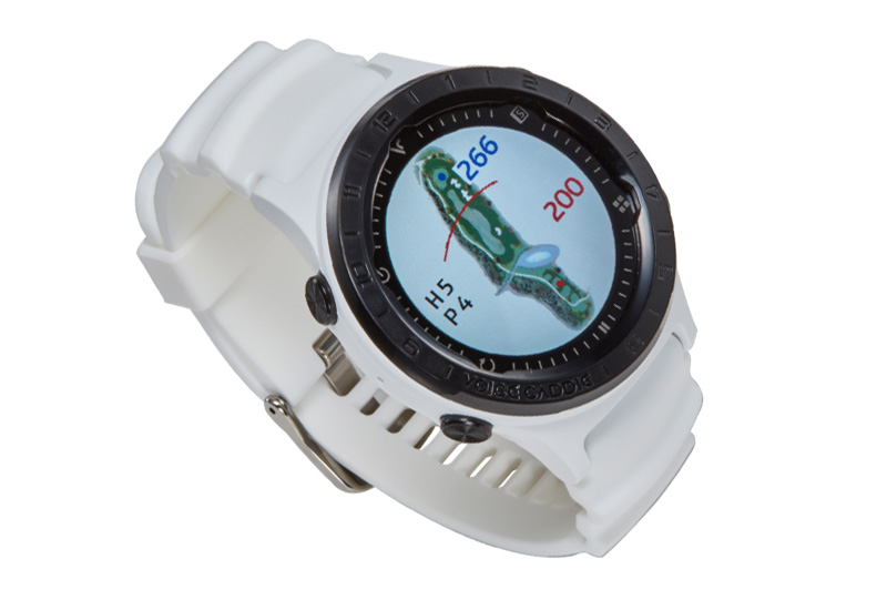Đồng hồ golf GPS Voice Caddie A2 có hai phiên bản trắng, đen rất sang trọng, lịch lãm