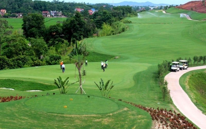 Sân golf Bắc Giang tại Yên Dũng đã đi vào hoạt động từ năm 2017