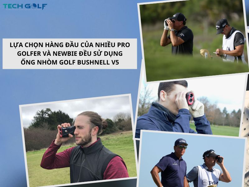 Bushnell Tour V5 lựa chọn số 1 của nhiều golfer trên thế giới