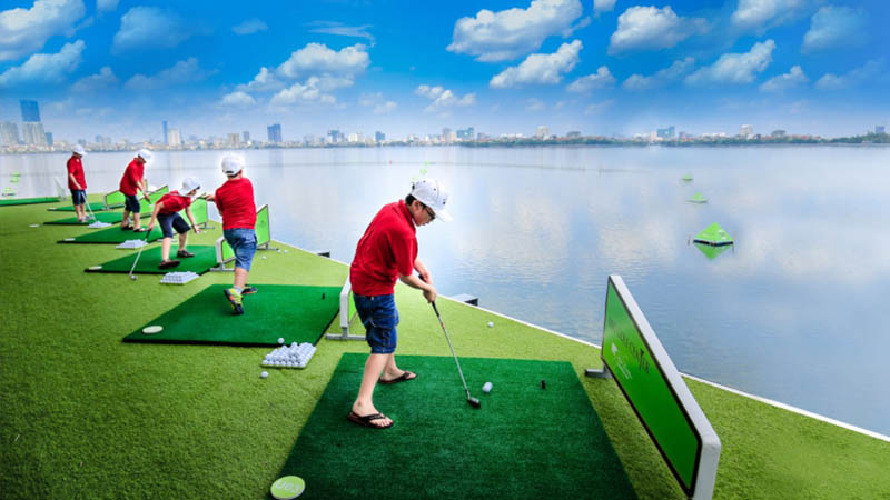 Sân tập golf khách sạn Thắng Lợi là địa chỉ hàng đầu của golfer