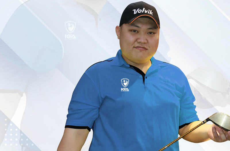 thầy dậy golf HLV Kim Dong Hyun 