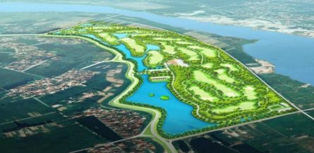 Sân golf Thuận Thành được đầu tư với quy mô 70ha