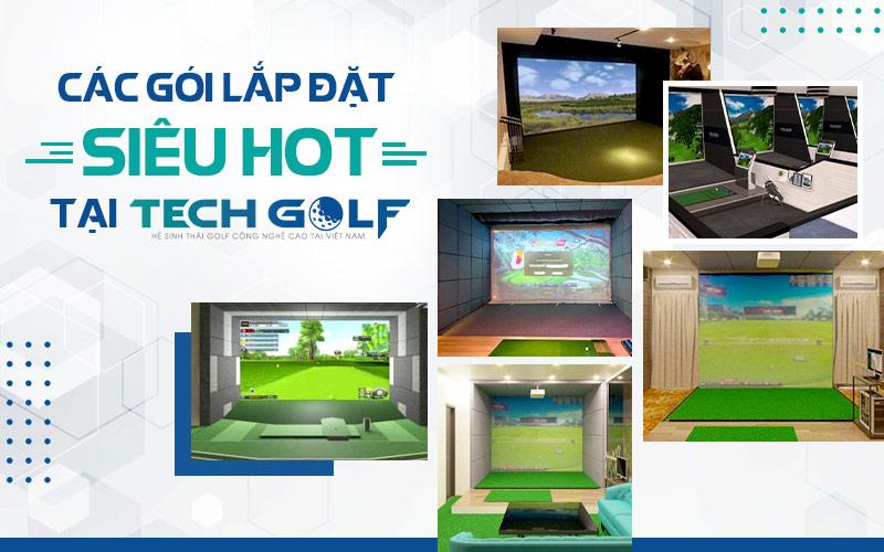 Dịch vụ lắp đặt phòng golf 3D ngày càng phát triển tại Techgolf