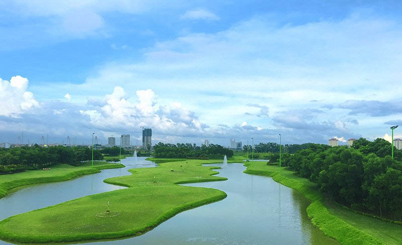 Sân golf Ciputra rất được golfer khu vực Hà Nội yêu thích