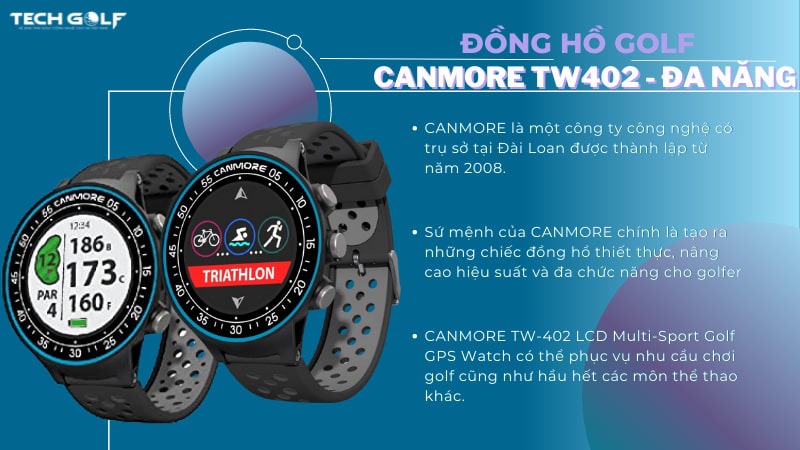 Đồng hồ Golf CANMORE TW402 LCD