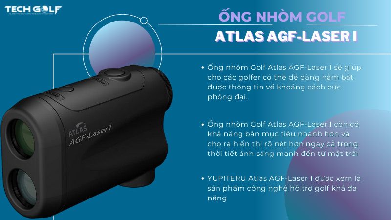 Ống nhòm golf Atlas AGF Laser 1