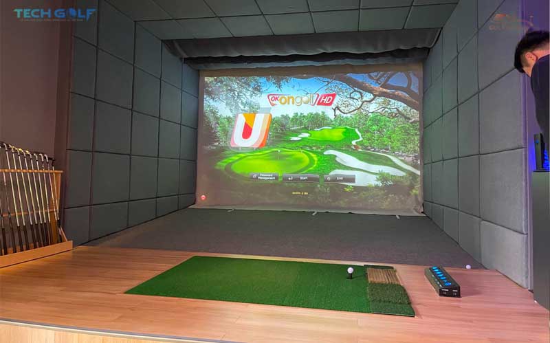 Phòng golf 3D OKONGOLF cao cấp và hiện đại