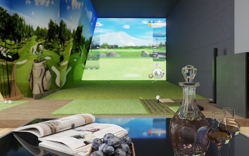 Phòng golf 3D sẽ là một trong những ưu điểm sáng giá thu hút khách du lịch trong và ngoài nước