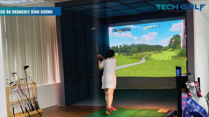 giá lắp đặt phòng golf 3D