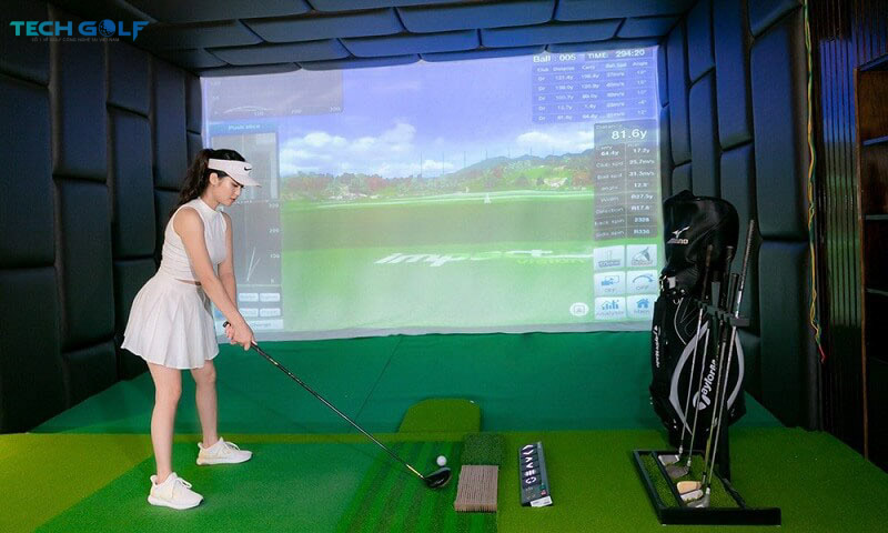 Phòng golf 3D Hàn Quốc với công nghệ tiên tiến
