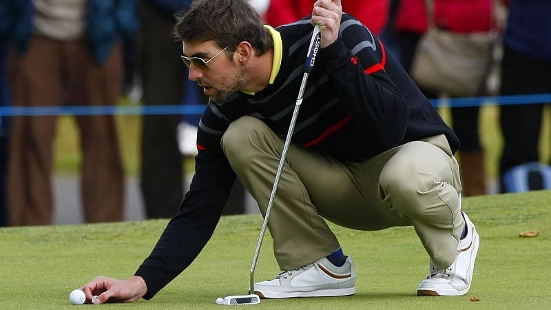 Cú putt ấn tượng nhất lịch sử golf được thực hiện bởi golfer Michael Phelps