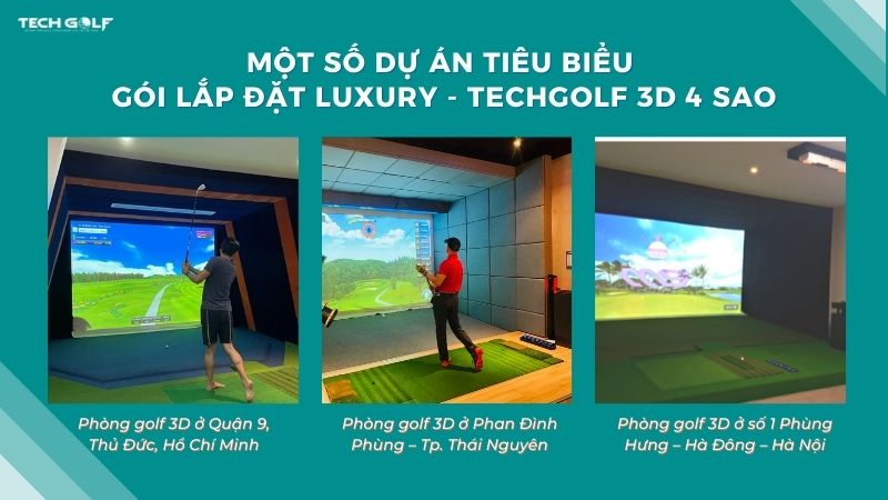 Một số dự án tiêu biểu mà TechGolf đã triển khai thành công