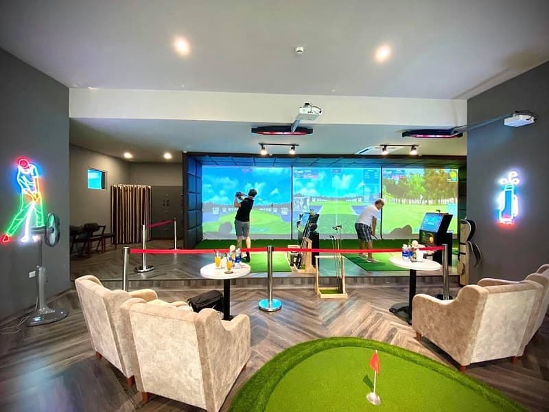 Phòng tập golf 3D Times City với đầy đủ tiện nghi