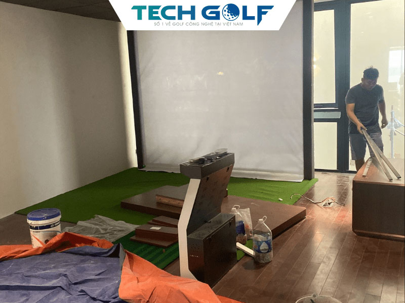 Techgolf thi công phòng golf 3D cao cấp tại quận Tây Hồ