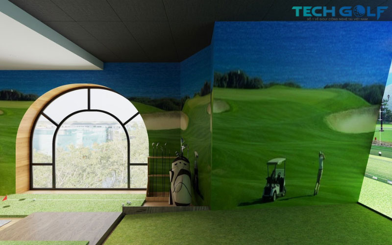 Phối cảnh siêu đẹp của phòng golf 3D cao cấp tại Hải Phòng