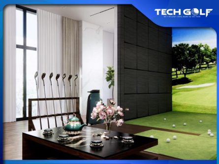 Bản vẽ 3D phòng golf cao cấp cho ngôi nhà của anh Tài