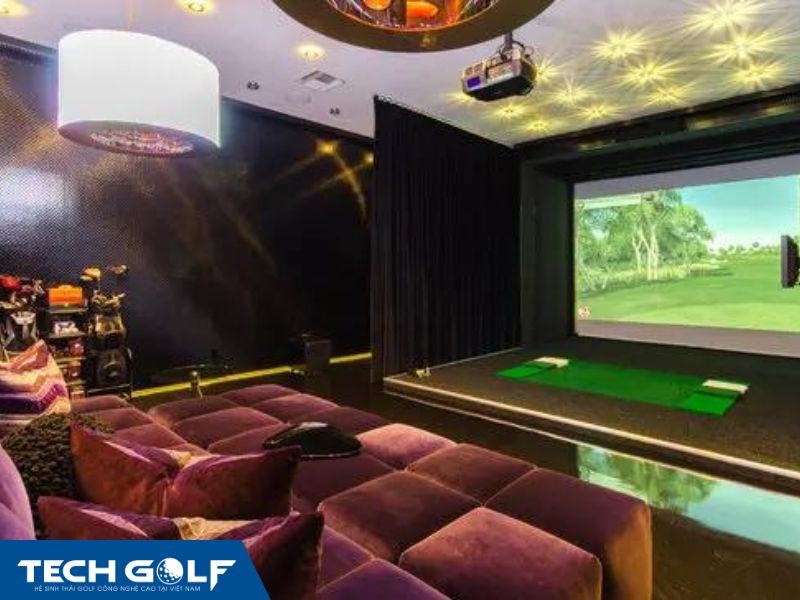 Techgolf - cung cấp dịch vụ lắp đặt phòng golf 3d tại biệt thự