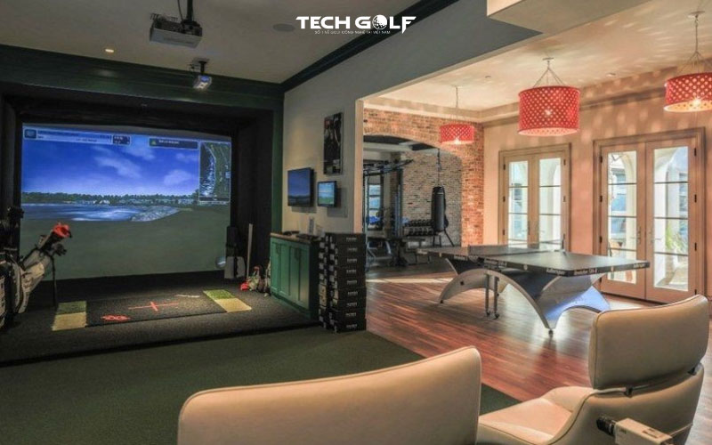 Phòng golf 3D nâng tầm đẳng cấp biệt thự