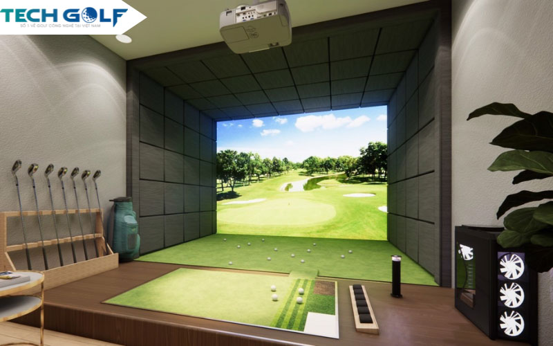 Phòng golf 3D Okongolf là không gian luyện tập và thư giãn hiệu quả