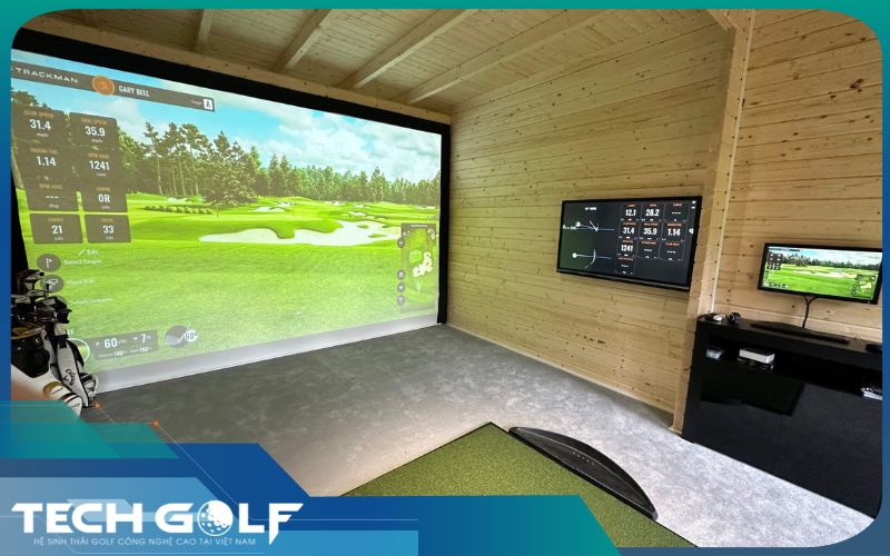 Gói Lắp Đặt Phòng Golf 3D TRACKMAN - Phòng Tổng Thống Đẳng Cấp Thượng Lưu