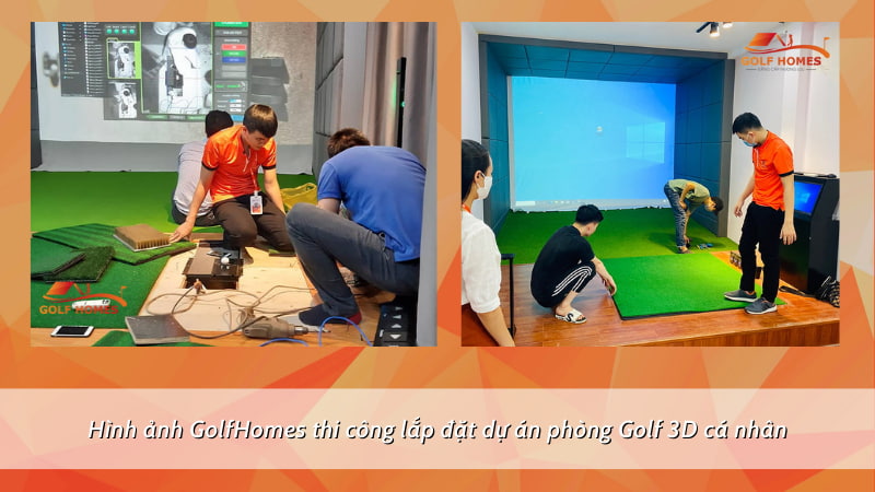GolfHomes đã thi công hàng trăm dự án phòng golf 3D trên toàn quốc