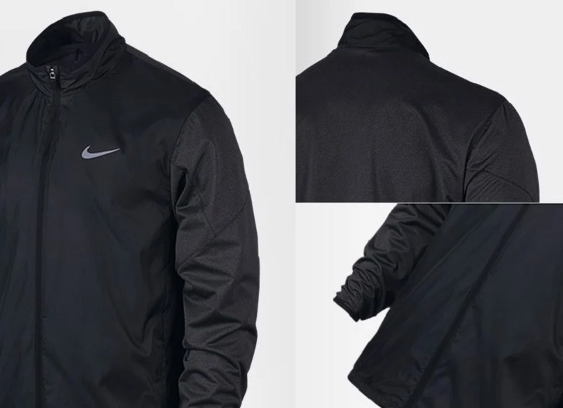 Áo khoác gió chơi golf của thương hiệu Nike sở hữu thiết kế hiện đại, chất liệu cao cấp
