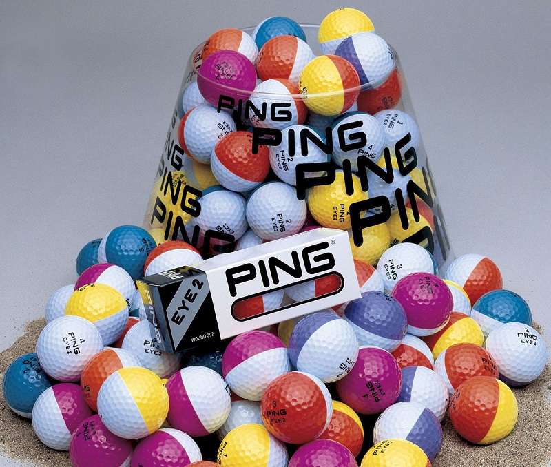 Các mẫu bóng golf của hãng sở hữu thiết kế bắt mắt