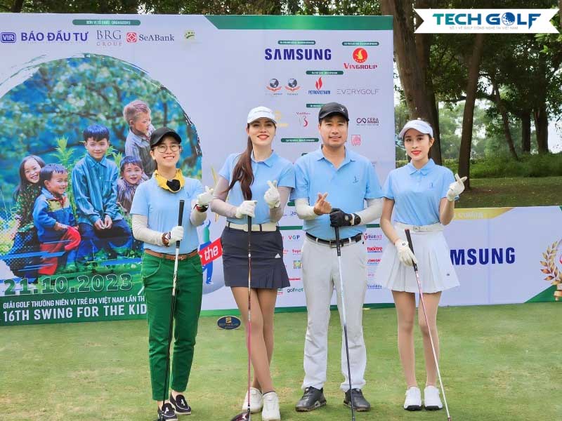Đại diện Techgolf và GolfGroup tham dự giải golf từ thiện Vì trẻ em Việt Nam