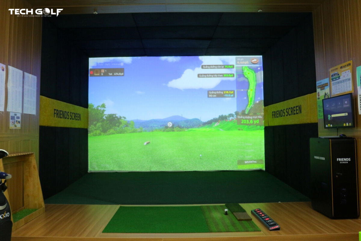Gói lắp đặt phần mềm golf 3D Kakao VX T-up Vision trang bị hệ thống khung thép chịu lực