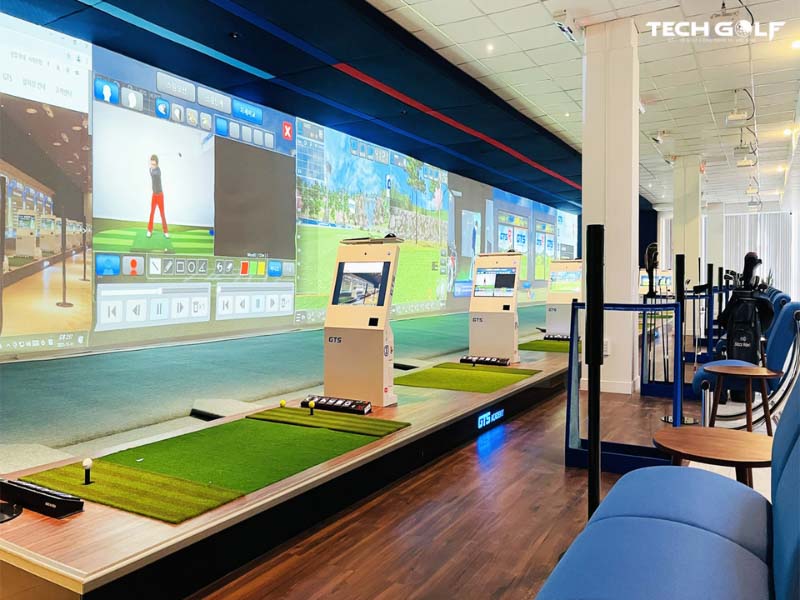Thiết bị của phòng golf 3D GTS cao cấp và hiện đại