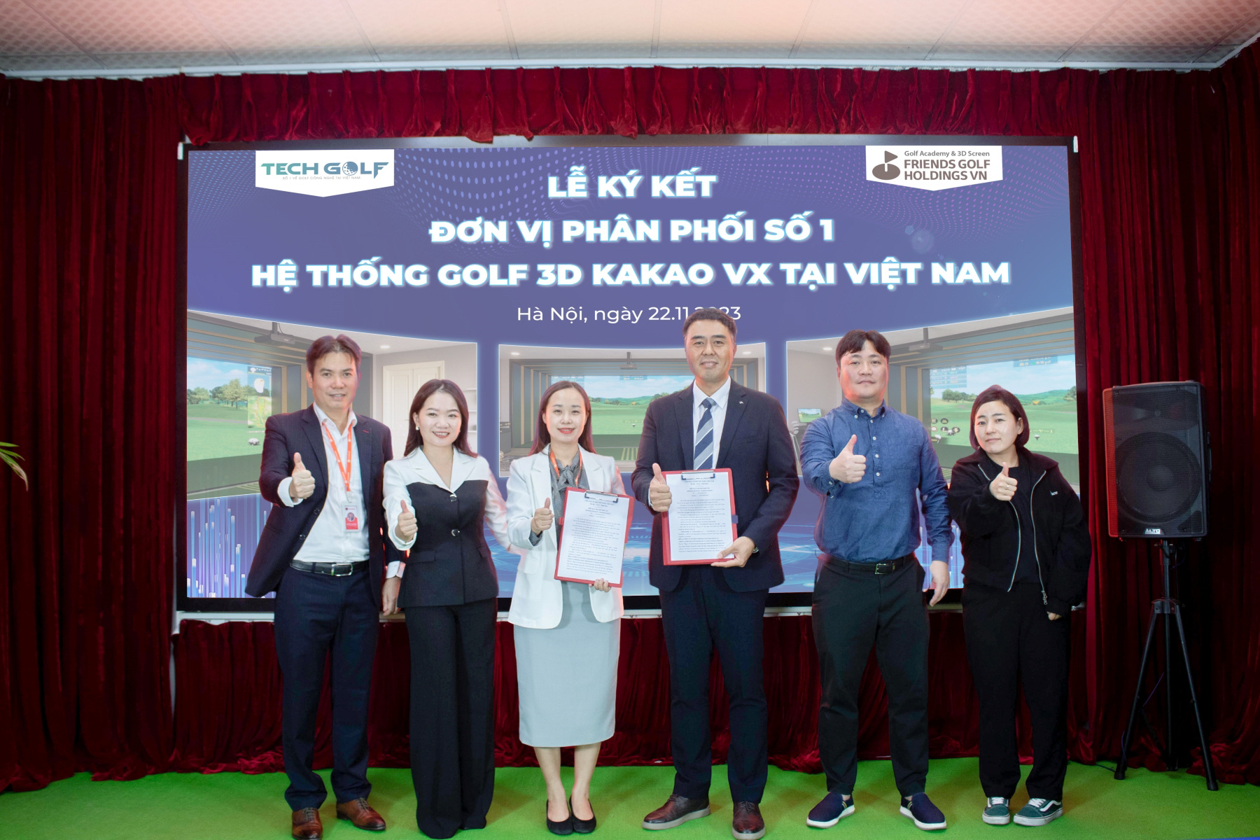 Techgolf ký kết hợp tác với Friends Golf Holdings phân phối phần mềm Kakao VX tại Việt Nam