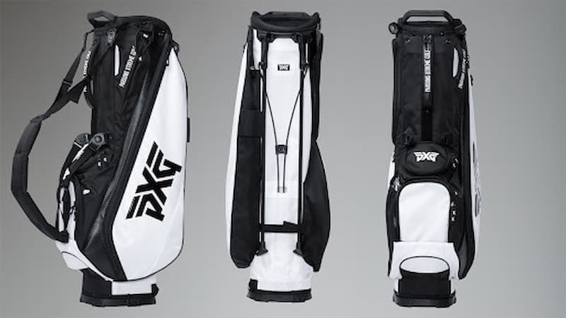 Túi gậy golf PXG được làm chủ yếu từ vải dù phối da