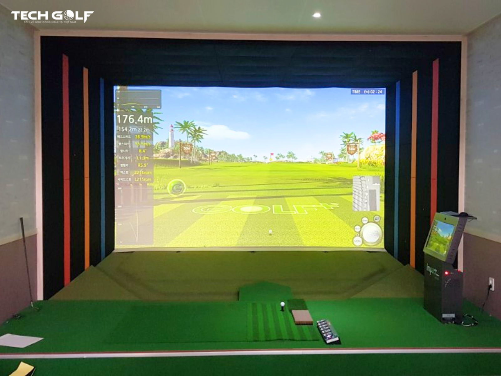 Hệ thống phòng golf 3D tại The Golf Hub - Điểm đến quen thuộc của các golfer Hà thành