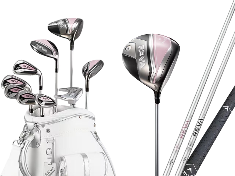 Callaway Reva 24 Lady là set gậy golf nữ sở hữu vẻ tinh tế, sang trọng