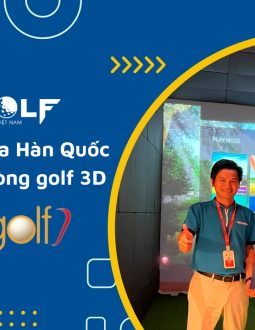 Techgolf nghiệm thu phòng golf 3D Okongolf