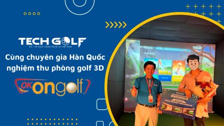 Techgolf nghiệm thu phòng golf 3D Okongolf