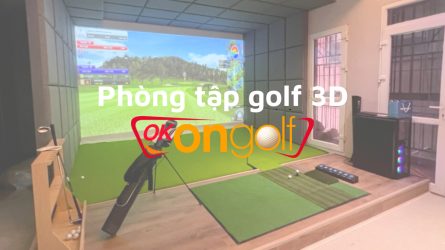 Phòng golf 3D Okongolf hiện đại, sang trọng, cá nhân hóa