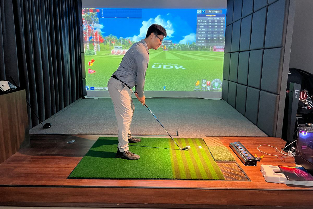 Phần mềm golf 3D với các thông số chính xác giúp golfer rèn luyện cú chip tuyệt hảo