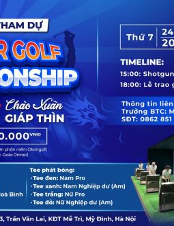 Thư mời tham dự giải Indoor Golf Championship - Okongolf Chào Xuân Giáp Thìn