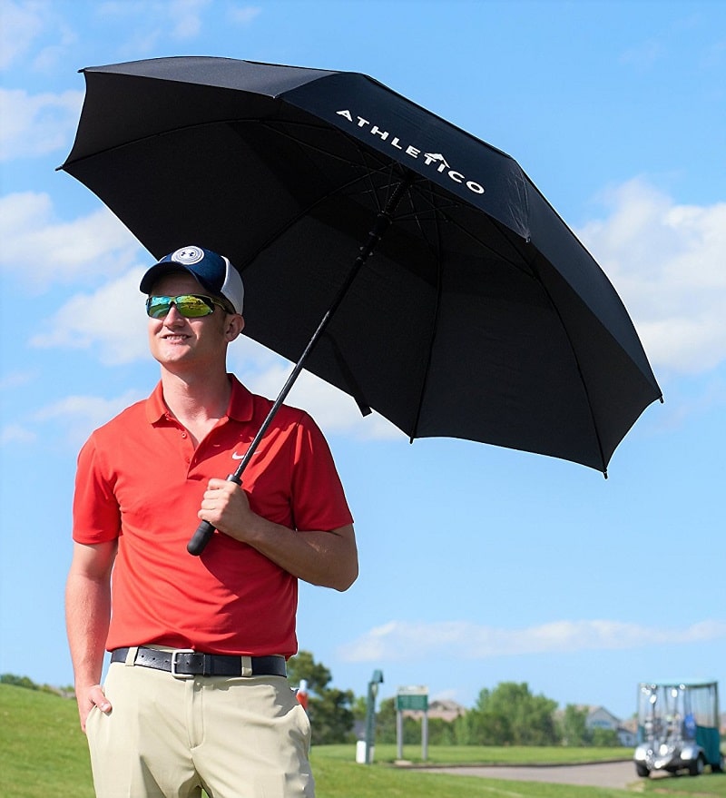Ô chơi golf được thiết kế đặc biệt để chống lật do gió mạnh