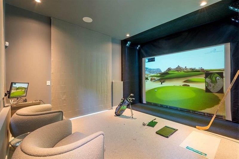 Phòng chơi golf luxury nổi bật trong không gian