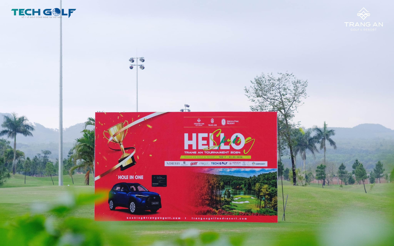 Techgolf tài trợ giải Hello Spring Trang An Tournament với voucher lắp đặt phòng golf 3D trị giá 200 triệu