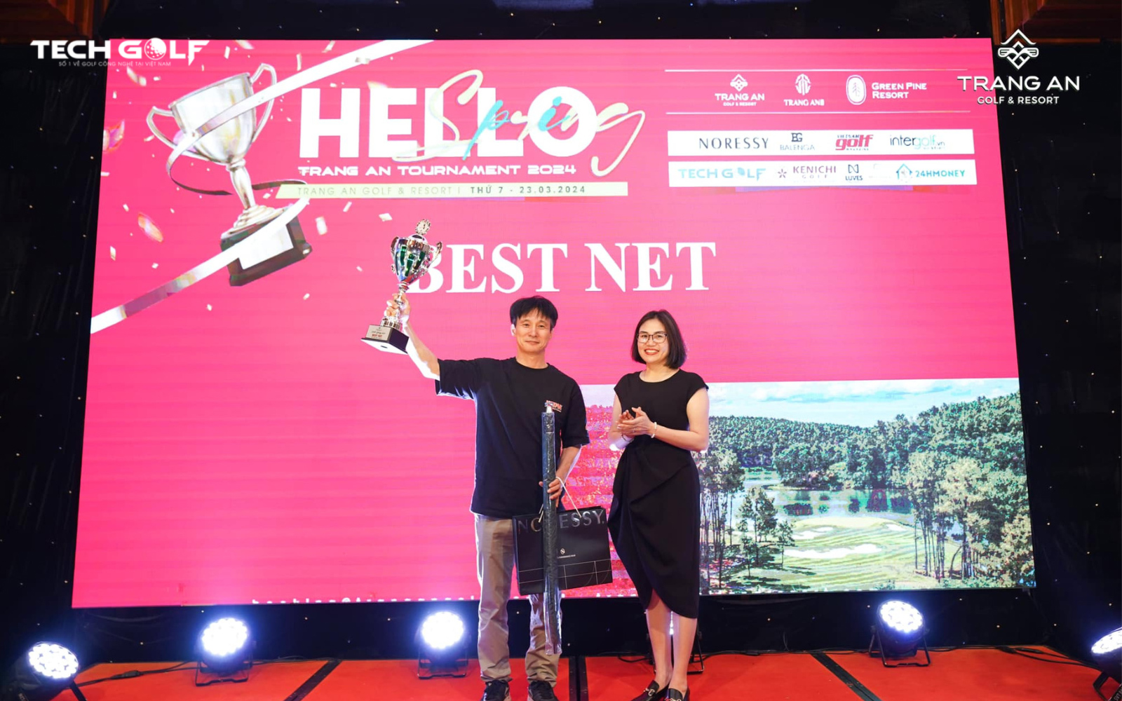 Golfer Choi Dong  Hwan giành giải Best NET