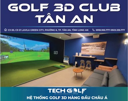 Dự án cà phê golf 3D tại Long An: Golf 3D Club Tân An do Techgolf thực hiện