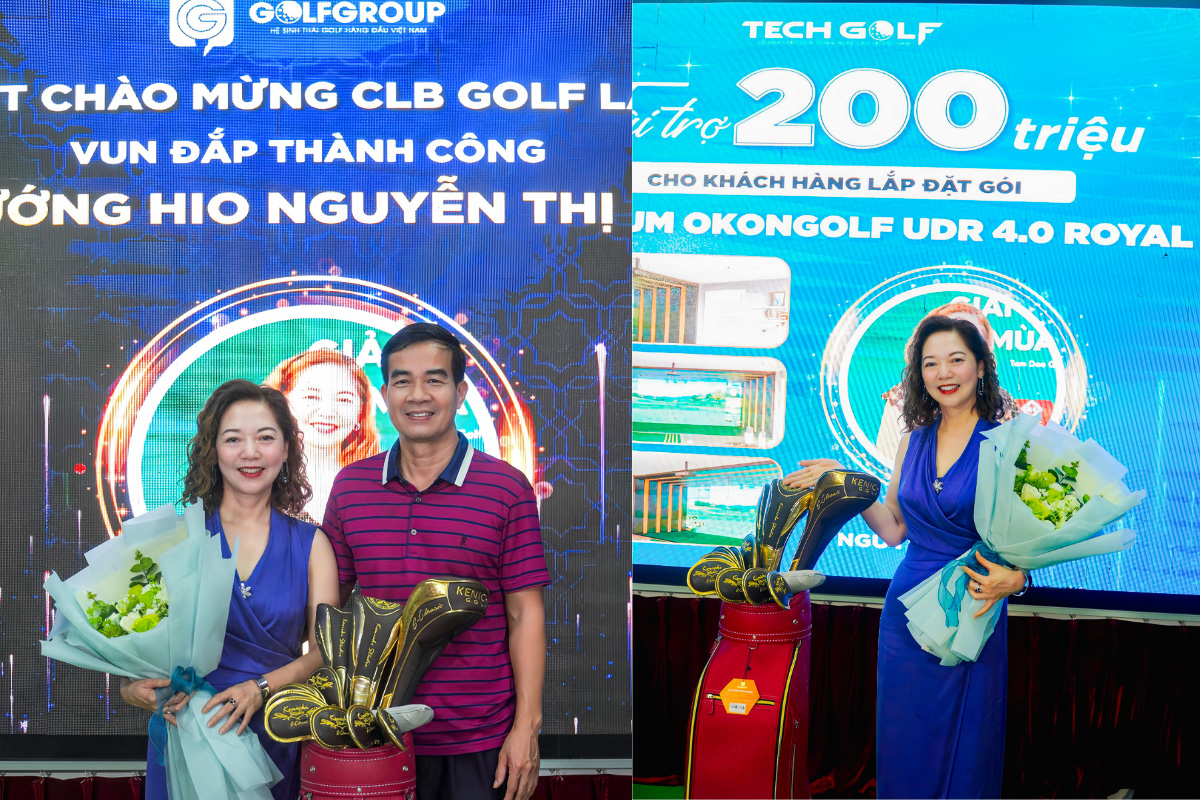 Techgolf vinh dự đồng hành cùng chị Hồng và CLB golf Lạng Sơn