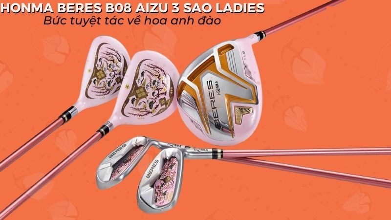 Honma Beres BE08 Aizu 3 sao sở hữu thiết kế ấn tượng